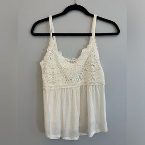 Flowy Tank with Flower accent